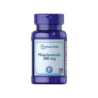 Thumbnail for Vitamin B-3 Niacinamide 500 mg 100 tablets - front