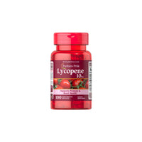 Thumbnail for A bottle of Puritan's Pride Lycopene 10 mg 100 sgels on a white background.