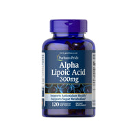 Thumbnail for Puritan's Pride Alpha Lipoic Acid - 300 mg 120 softgel.
