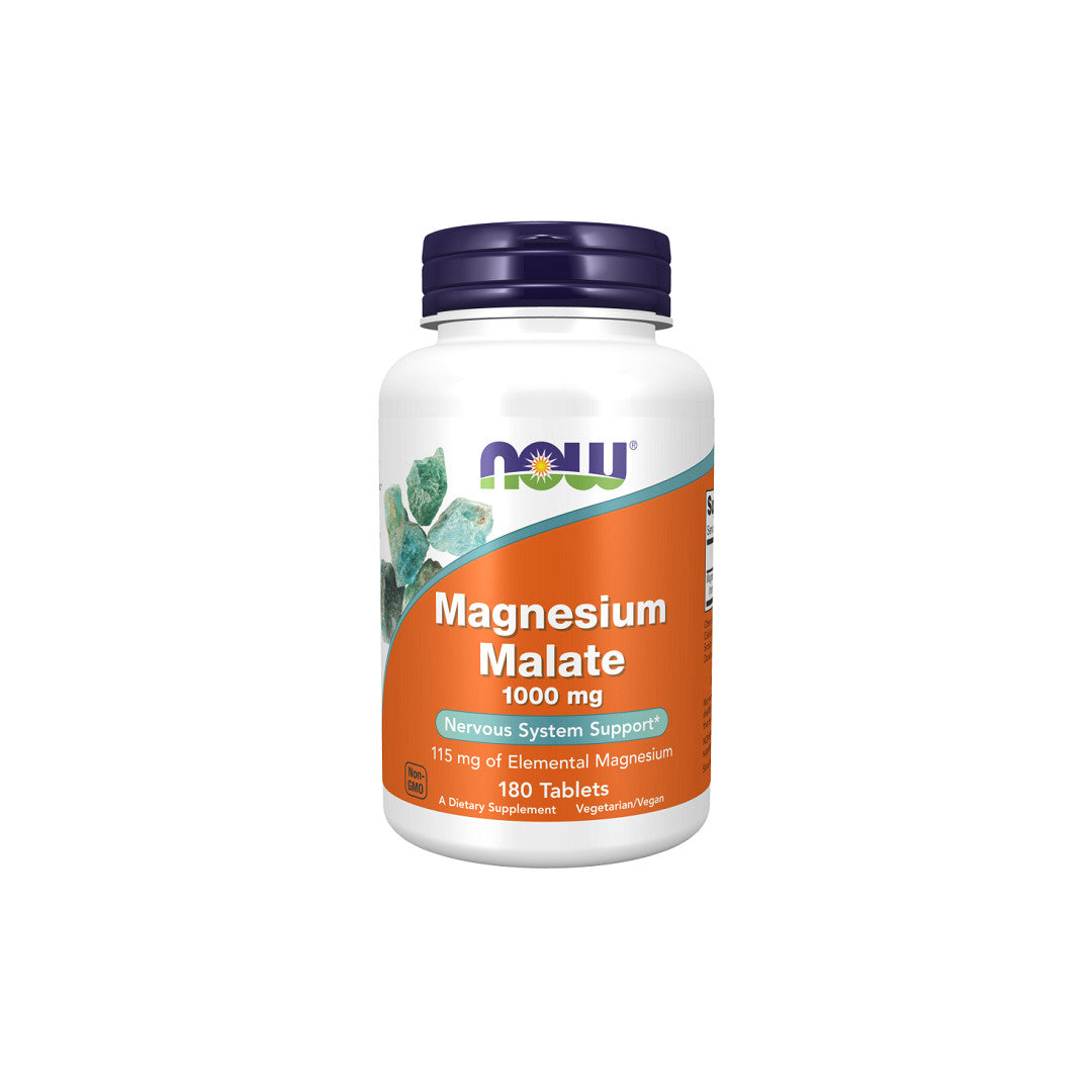 Now Foods Magnesium Malate 1000 mg 180 tablets.