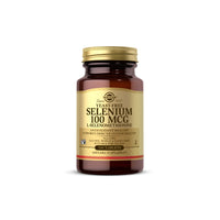 Thumbnail for A bottle of Solgar Selenium 100 mcg 100 tablets L-Selenomethionine, an immune system-boosting antioxidant.