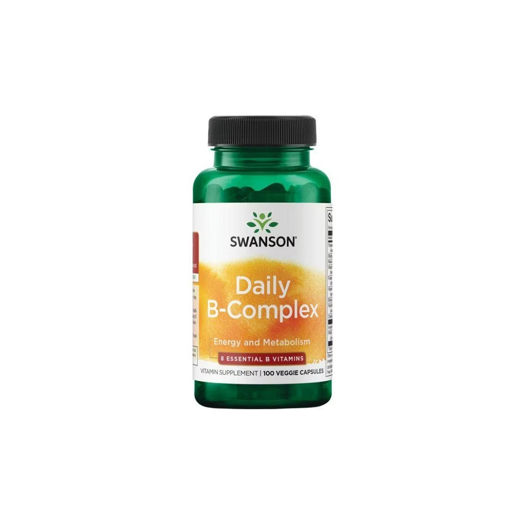 Swanson B-Complex Swanson B-Complex Daily 100 vcaps - 60 capsules.