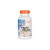 Thumbnail for The best Doctor's Best Multivitamin 90 vege capsules to support the immune system, packed with essential minerals, showcased on a white background.