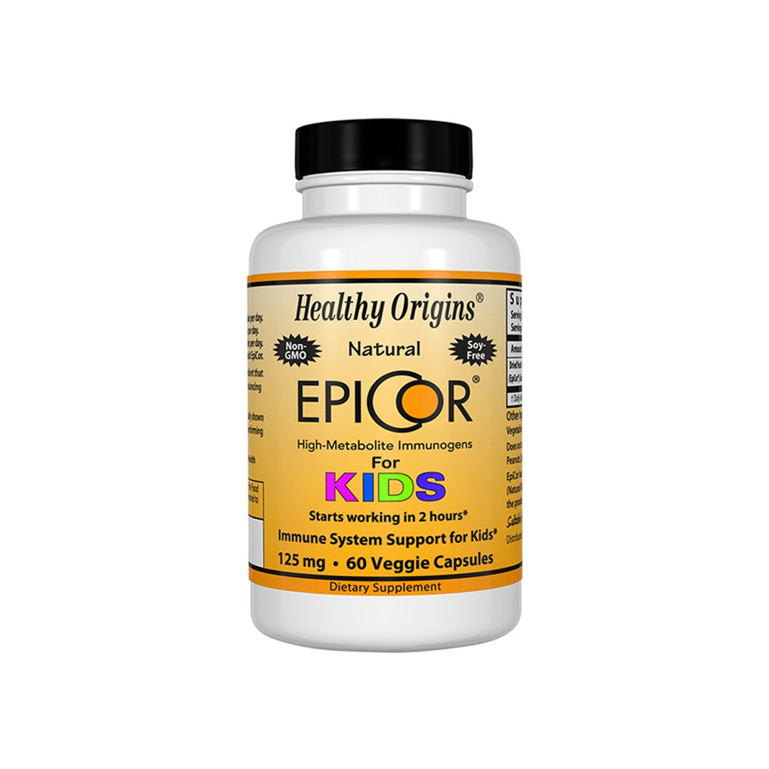 Healthy Origins Epicor for Kids 125 mg 150 vege capsules.