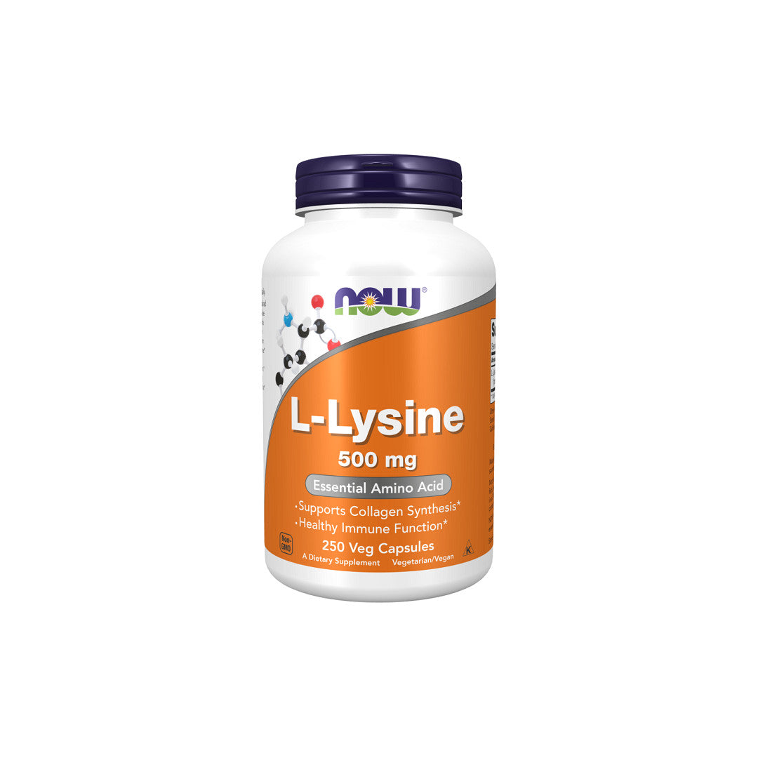 Now Foods Lysine 500 mg 250 Veg Capsules.