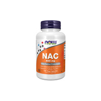 Thumbnail for Now Foods N-Acetyl Cysteine 600mg 100 veg caps are a powerful antioxidant supplement that supports liver health. These capsules provide essential support for maintaining optimal wellbeing with their key ingredient N-Acetyl Cysteine.