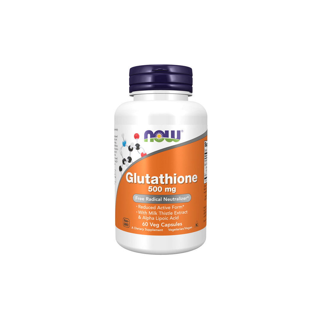 Now Foods Glutathione 500 mg 60 Vegetable Capsules.