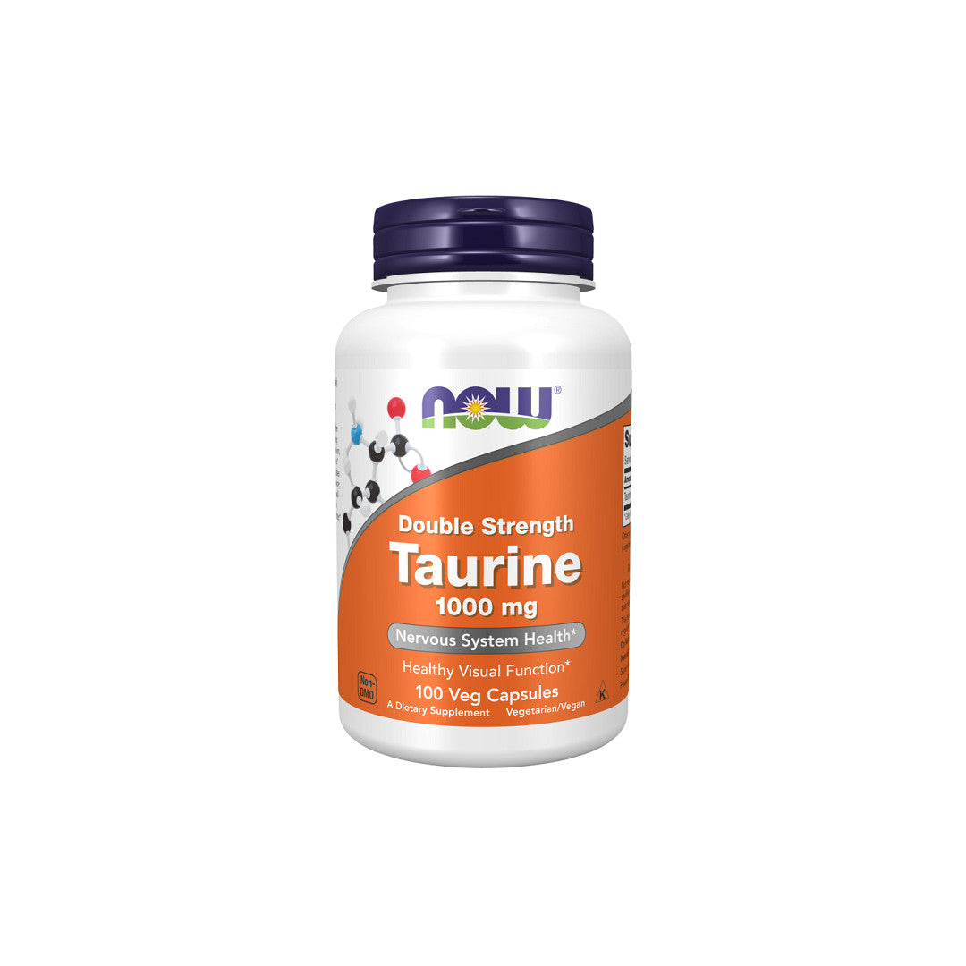 Now Foods Taurine 1000 mg 100 Vegetable Capsules promote brain functions and heart health with their antioxidant action.