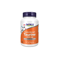 Thumbnail for Now Foods Taurine 1000 mg 100 Vegetable Capsules promote brain functions and heart health with their antioxidant action.