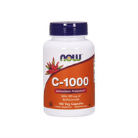Thumbnail for Now Foods Vitamin C 1000 mg 100 vege capsules provide potent antioxidant support for the immune system.