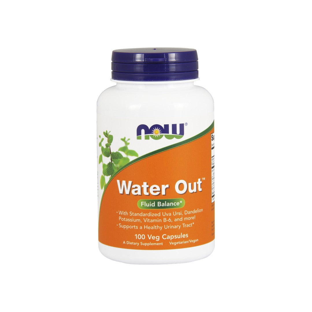 Now Water Out - 100 vege capsules designed for optimal digestion and support of the urinary tract by Now Foods.