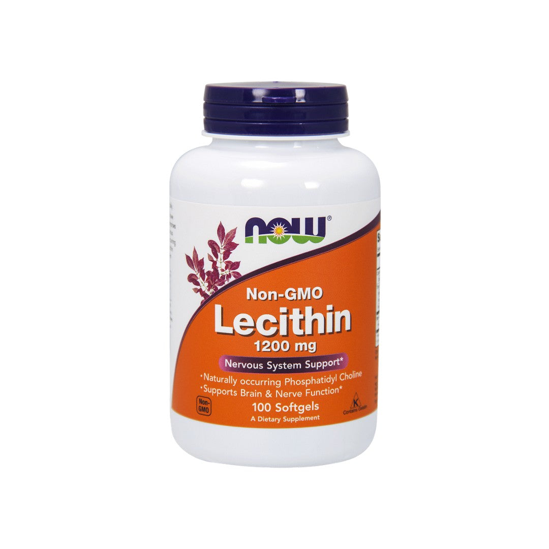 Lecithin 1200 mg 100 softgel - front