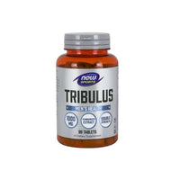 Thumbnail for A bottle of Now Foods Tribulus Terrestris Extract 1000 mg 180 tablets, a natural medicine known for its potential testosterone-boosting properties.