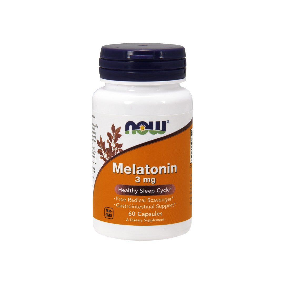 Now Foods Melatonin 3 mg 60 vege capsules.