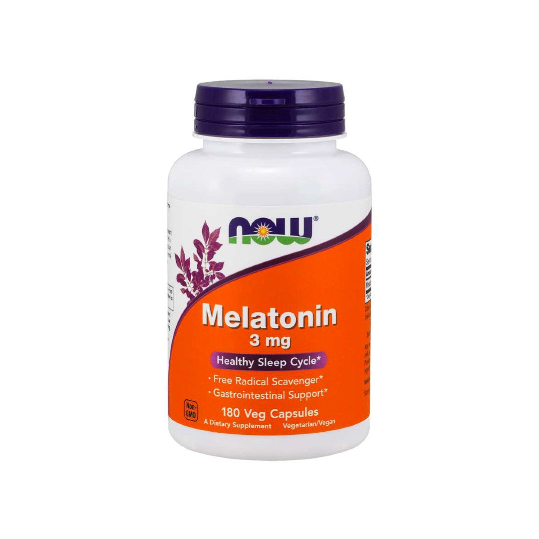 Now Foods Melatonin 3 mg 180 vege capsules.