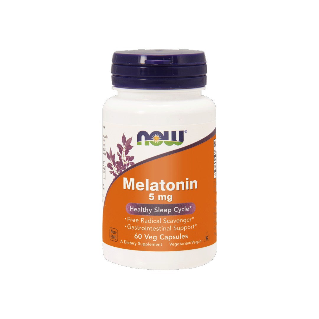 Now Foods Melatonin 5 mg 60 vege capsules.