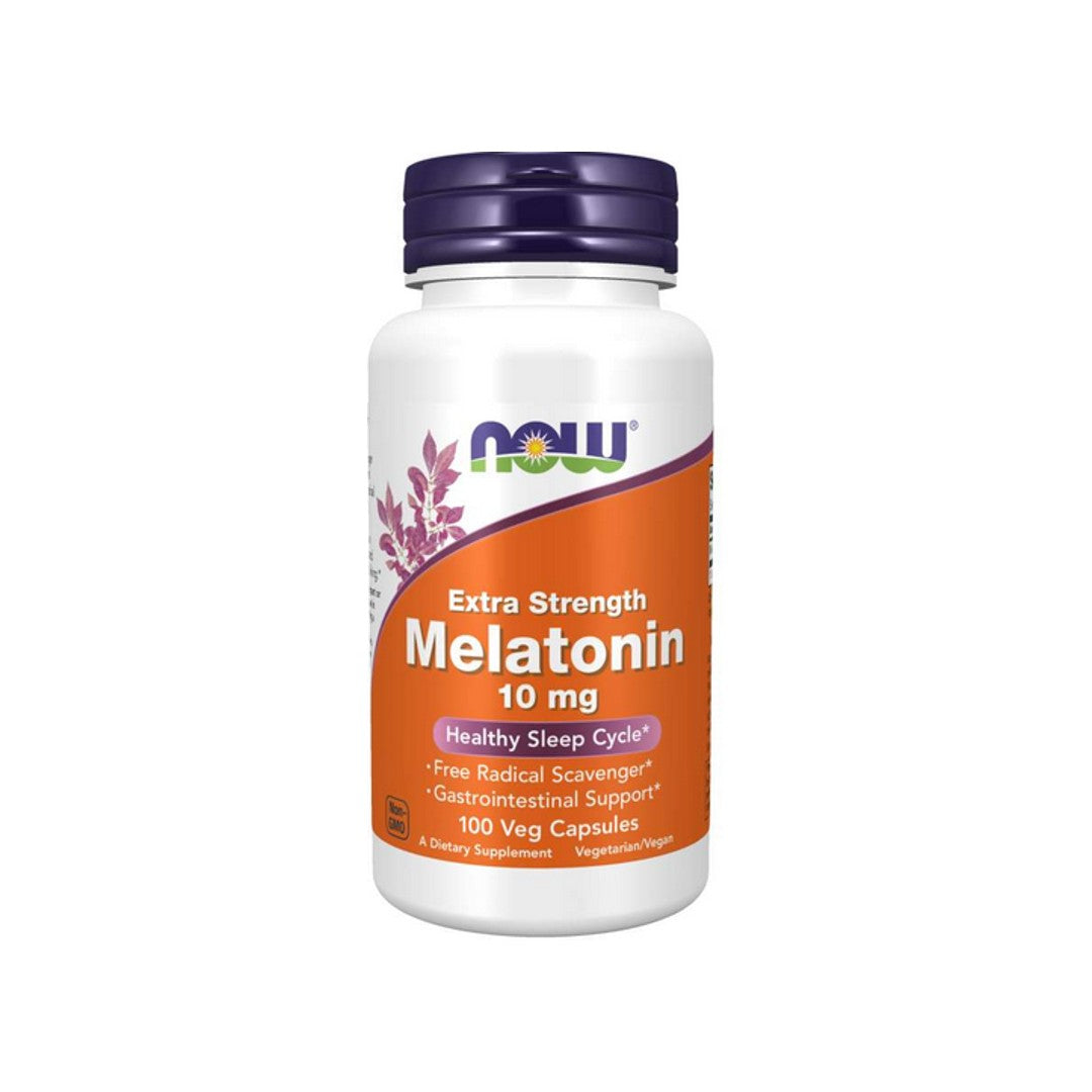 Now Foods Melatonin 10 mg 100 vege capsules.