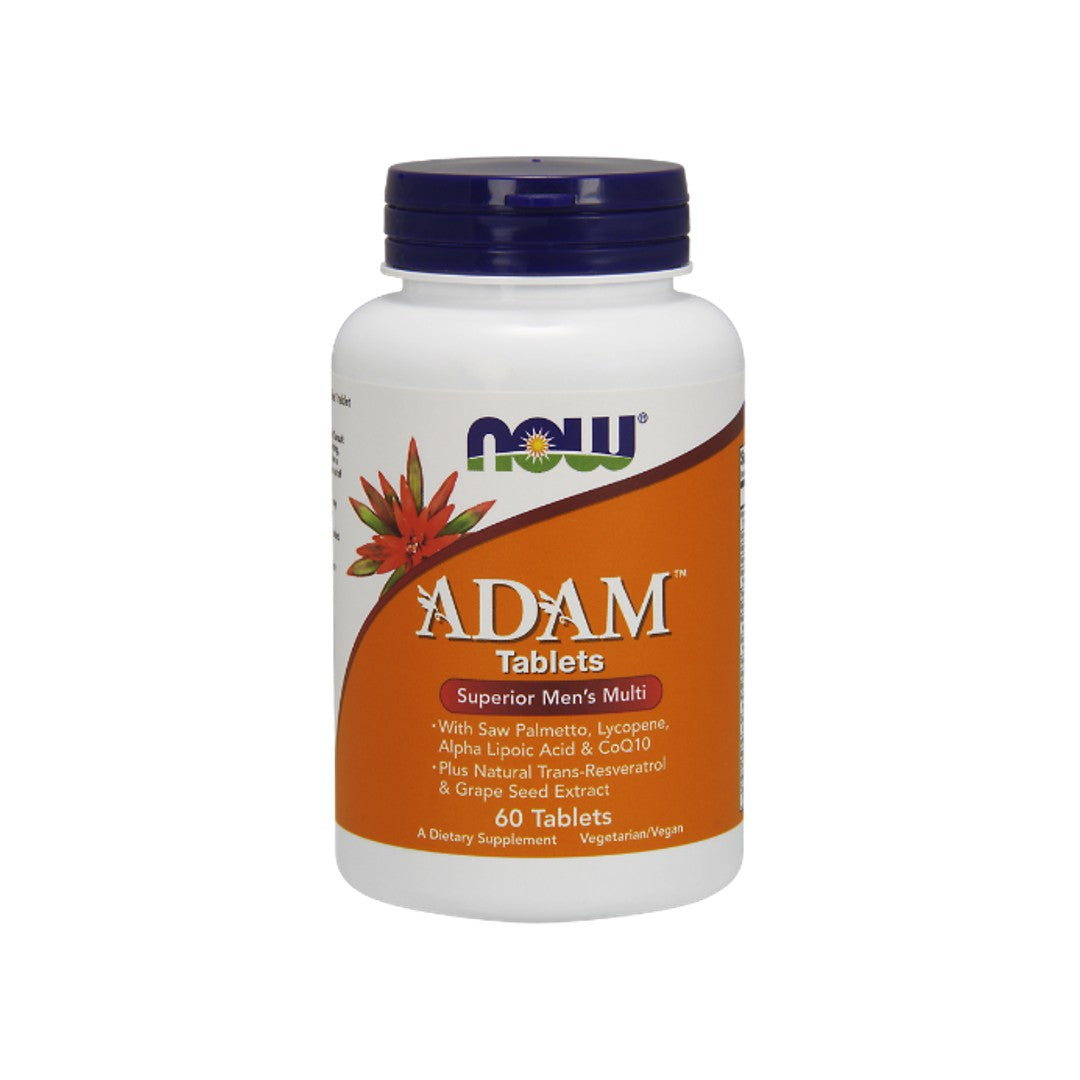 Now Foods ADAM Multivitamins & Minerals for Man - 60 vege tablets.