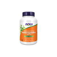 Thumbnail for A bottle of Now Foods Ashwagandha Extract 450 mg 180 Vegetable Capsules.