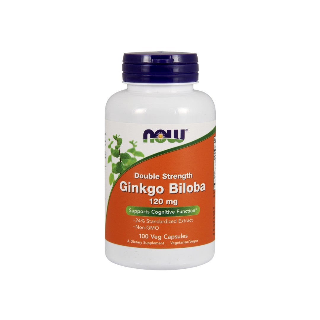 Now Foods Ginkgo Biloba Extract 24% 120 mg 100 vege capsules.