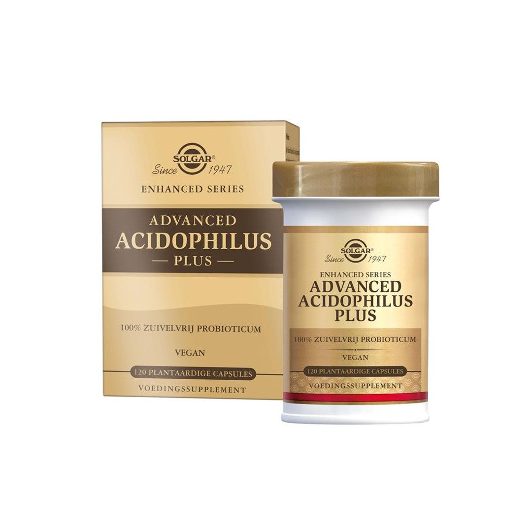 Advanced Acidophilus Plus 120 vege capsules - front