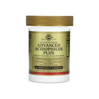 Thumbnail for A bottle of Solgar Advanced Acidophilus Plus 60 vege capsules.