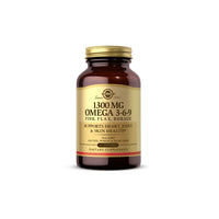 Thumbnail for A bottle of Solgar Omega 3-6-9 60 sgel, molecularly distilled to ensure purity and containing 1000mg.