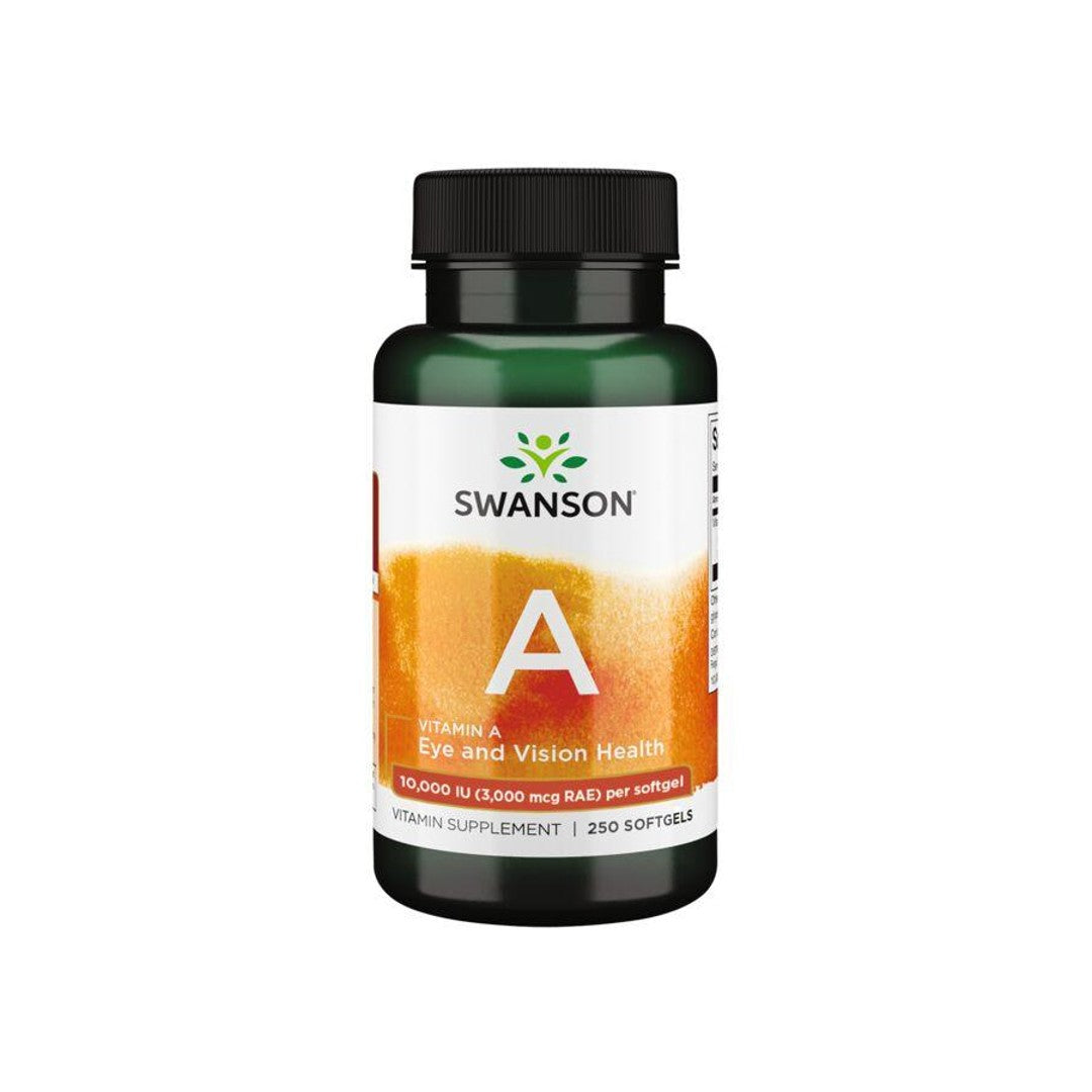 Vitamin A - 10000 IU 250 softgels - front