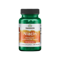 Thumbnail for Swanson Vitamin B-3 Niacin - 100 mg 250 tabs for B-vitamin nutrition and heart health.