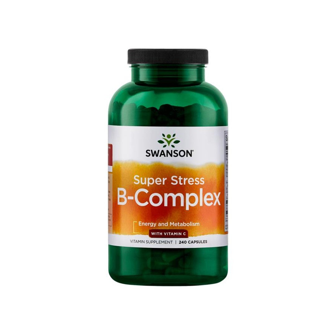 Swanson B-Complex with Vitamin C - 500 mg 240 capsules.