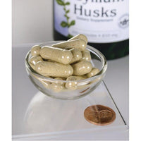 Thumbnail for Psyllium Husks - 610 mg 300 capsules - pill size