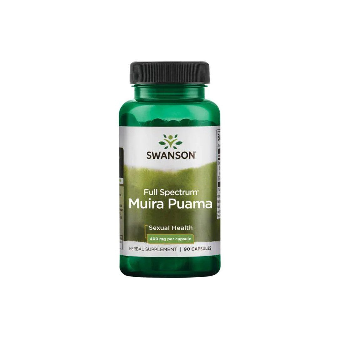 Swanson Full Spectrum Muira Puama - 400 mg 90 capsules.