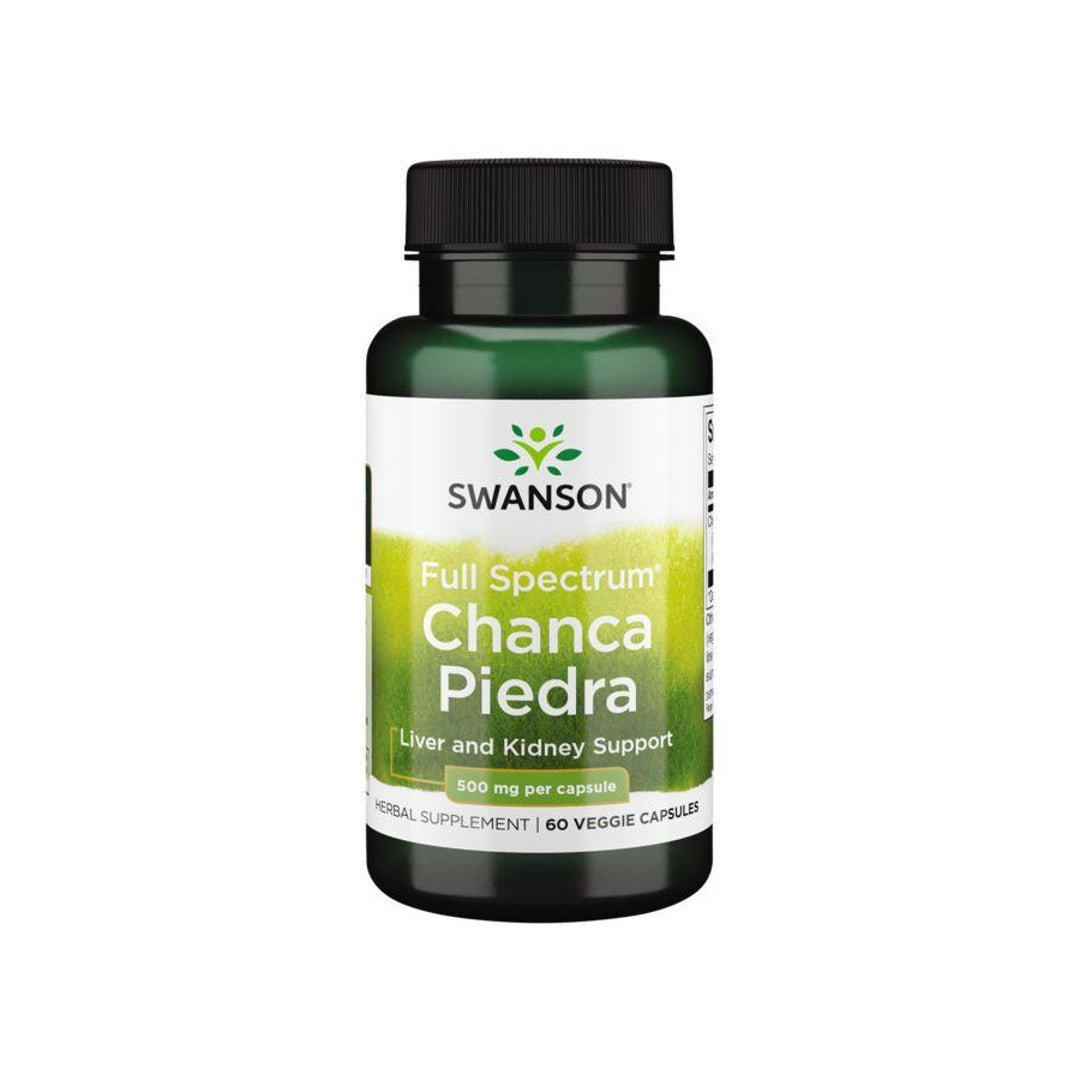 Swanson Chanca Piedra - 500 mg 60 vege capsules.