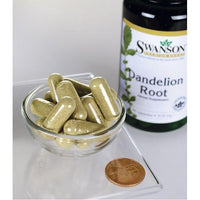 Thumbnail for Swanson Dandelion Root - 515 mg 60 capsules.