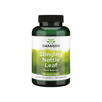 Thumbnail for Swanson's Stinging Nettle Leaf - 400 mg 120 capsules offers numerous nutritional values and supports fluid balance.