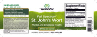 Thumbnail for St. Johns Wort - 375 mg 60 caps - label