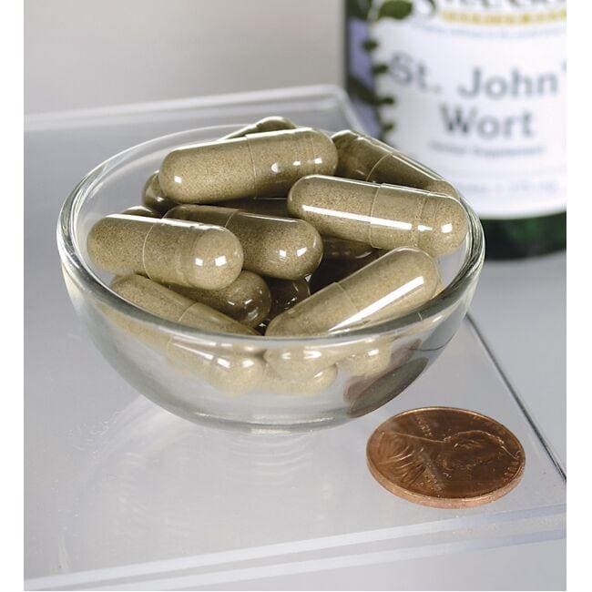 St. Johns Wort - 375 mg 60 caps - pill size