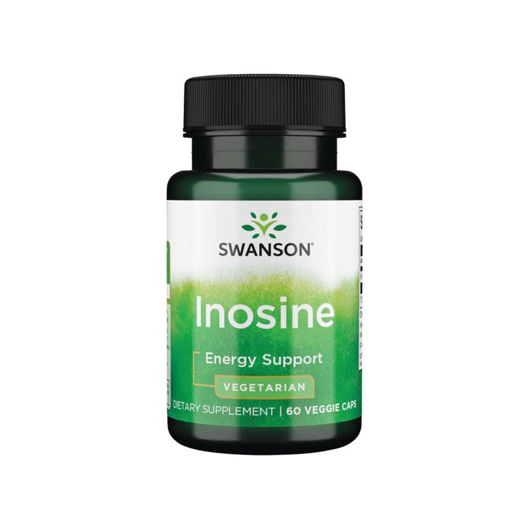 Swanson Inosine - 500 mg 60 vege capsules energy support capsules.