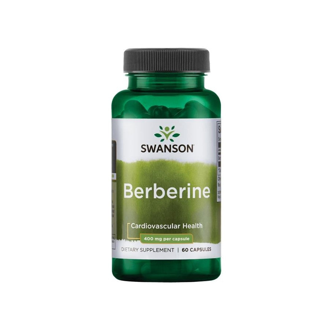Swanson Berberine is a 400 mg dietary supplement available in 60 capsules.