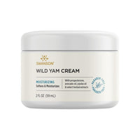 Thumbnail for Swanson Wild Yam Cream - 59 ml cream is a nourishing skincare product specially formulated for mature skin. This Paraben-free cream effectively hydrates and revitalizes the skin, promoting a youthful appearance.