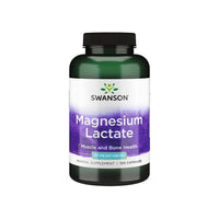 Thumbnail for A bottle of Swanson Magnesium Lactate - 84 mg 120 capsules.