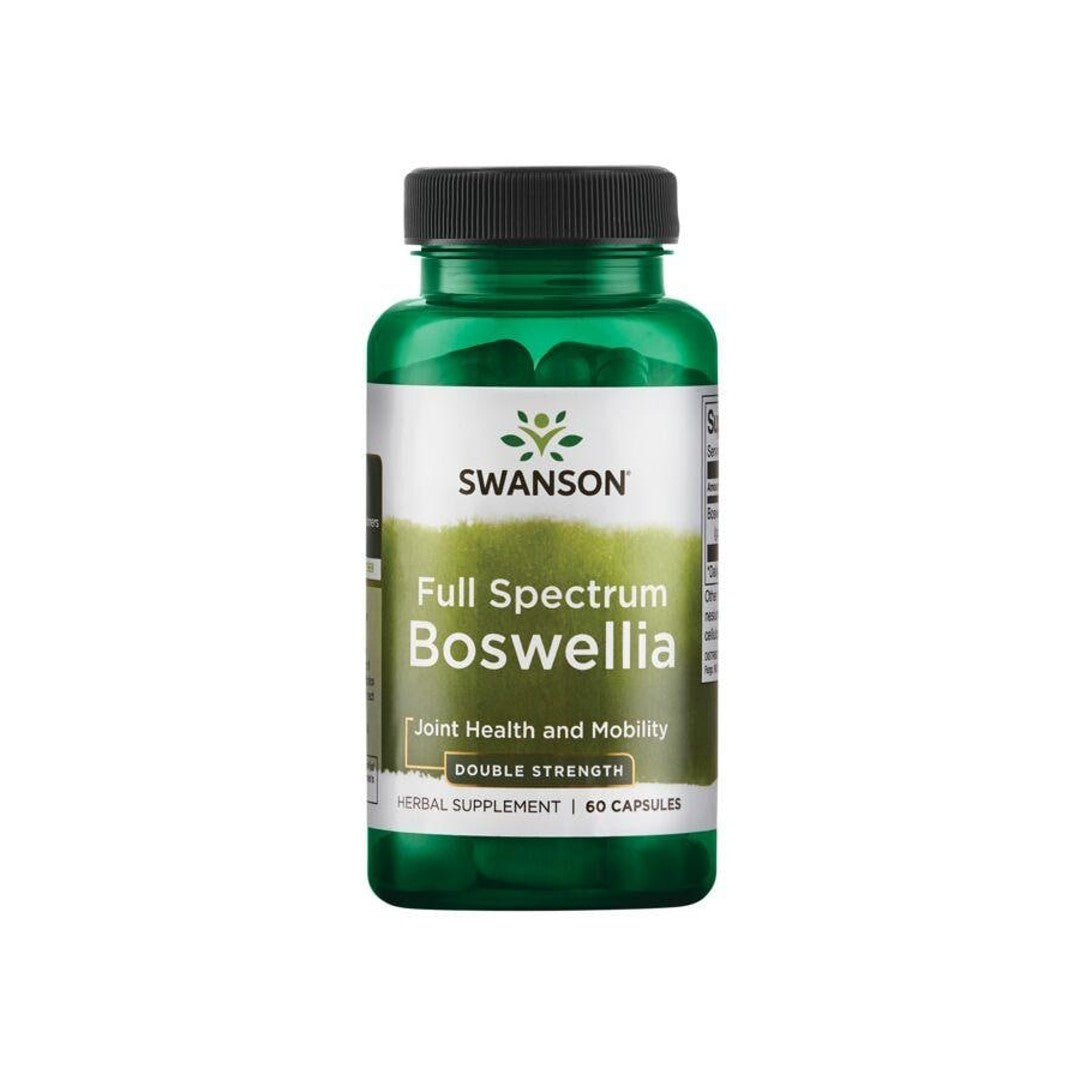 Swanson Boswellia - 800 mg dietary supplement in 60 capsules.