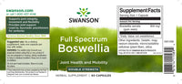 Thumbnail for Swanson Boswellia - 800 mg 60 capsules dietary supplement.