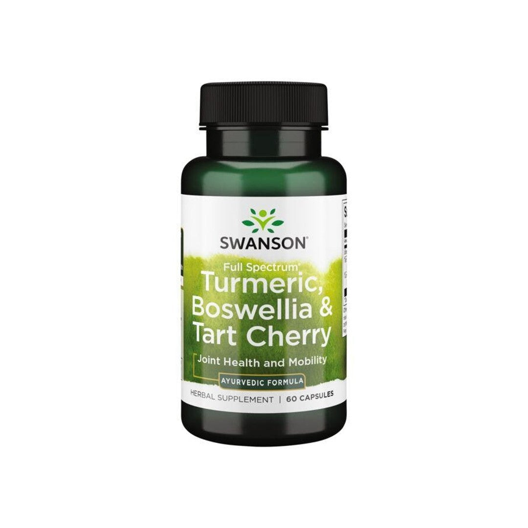 Swanson combines Turmeric, Boswellia & Tart Cherry - 60 capsules to provide potent joint support.