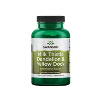 Thumbnail for Swanson Milk Thistle Dandelion & Yellow Dock - 120 capsules.