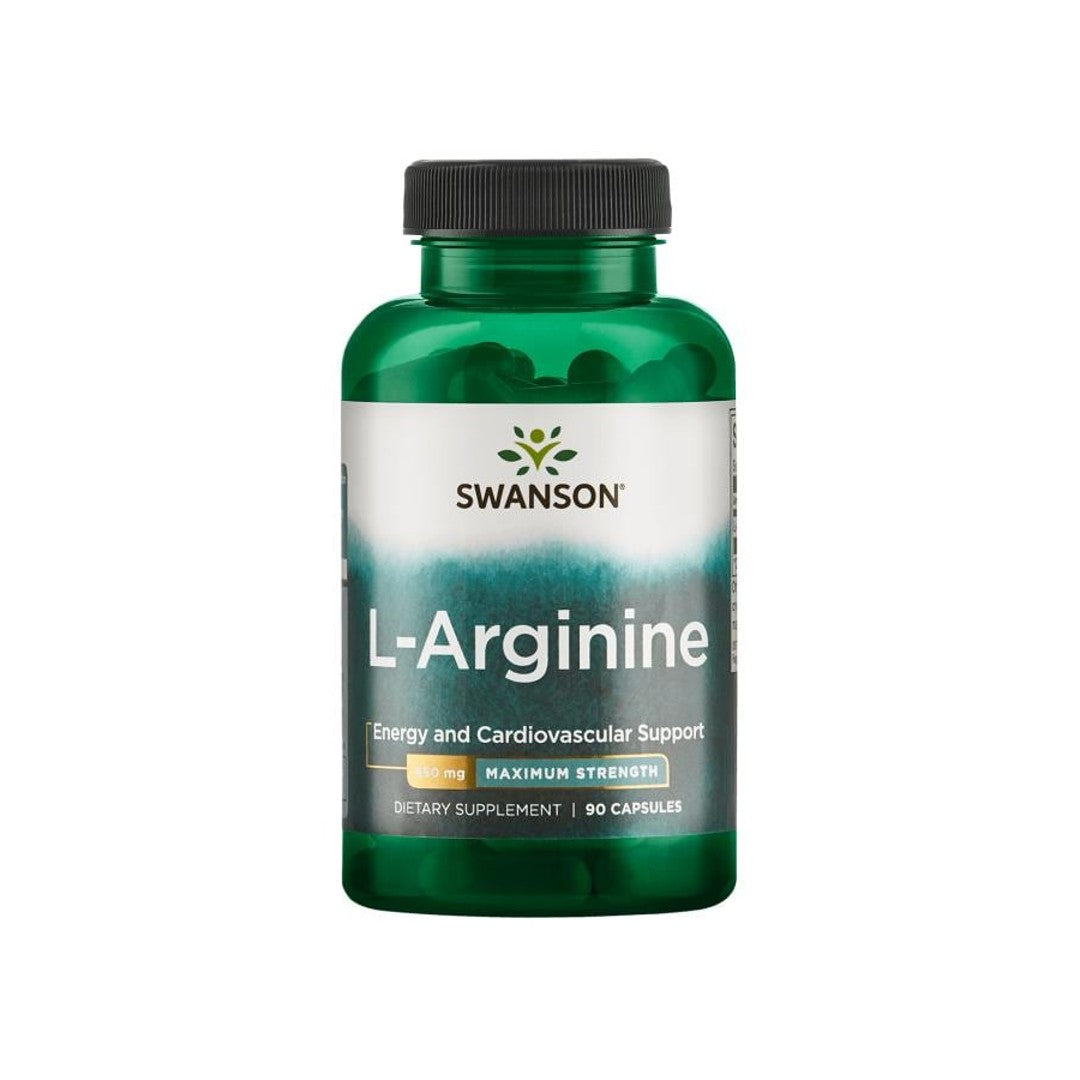 L-Arginine - 850 mg 90 capsules - front