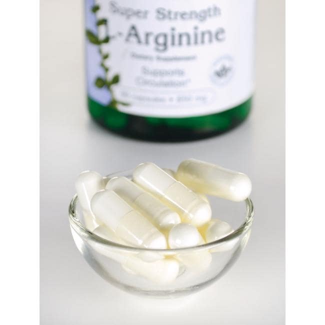 L-Arginine - 850 mg 90 capsules - pill size
