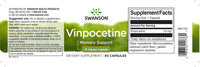 Thumbnail for Swanson Vinpocetine - 10 mg 90 capsules supplement for mental support and healthy memory.