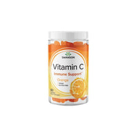 Thumbnail for A jar of Swanson Vitamin C 250 mg 60 Gummies - Orange on a white background.
