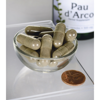 Thumbnail for Pau dArco - 500 mg 100 capsules - pill size